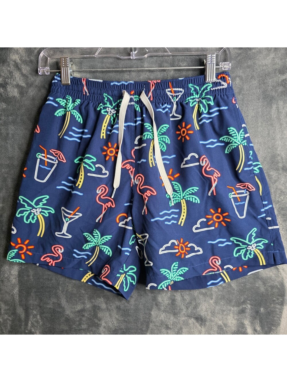 Chubbies The Neon Lights Men’s Swim Trunks Sz Small